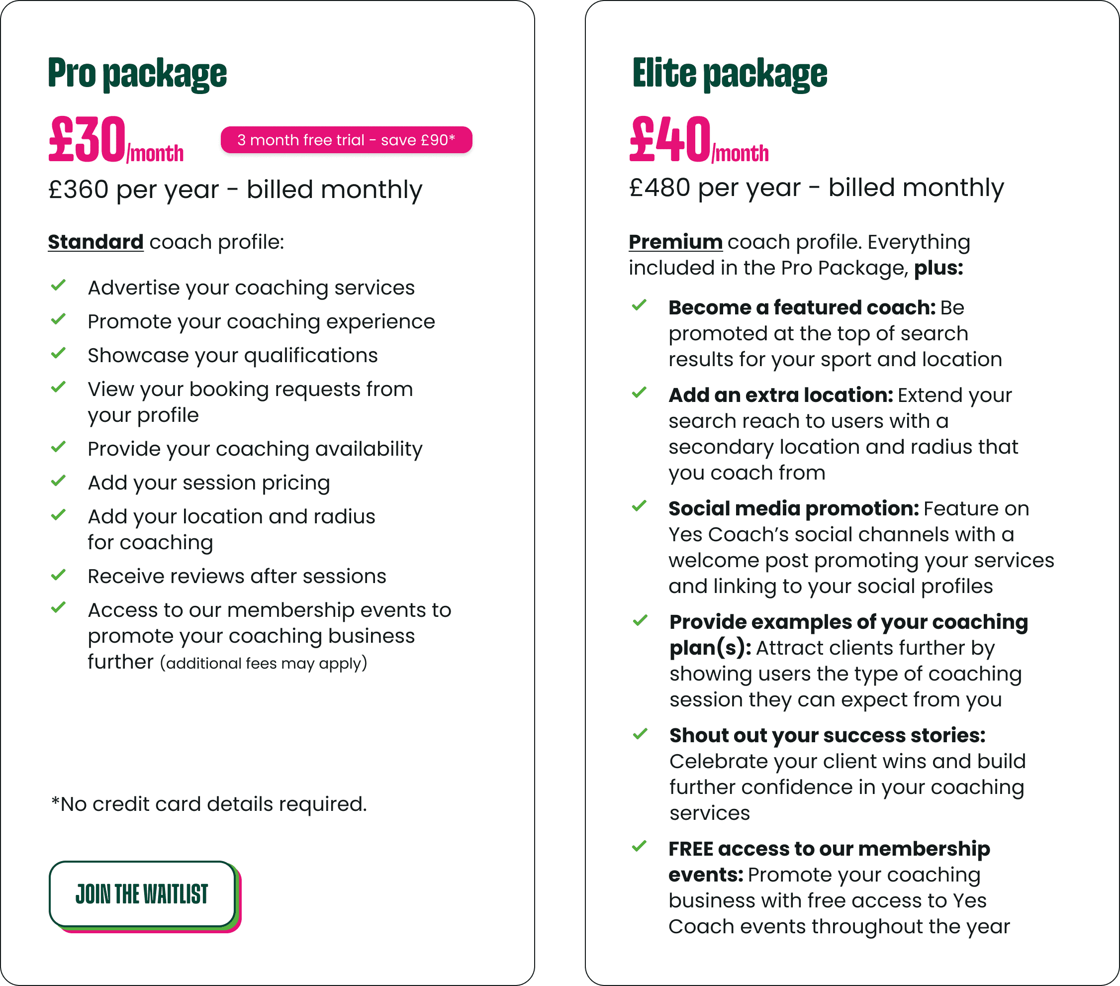 Package Pricing Package Pricing